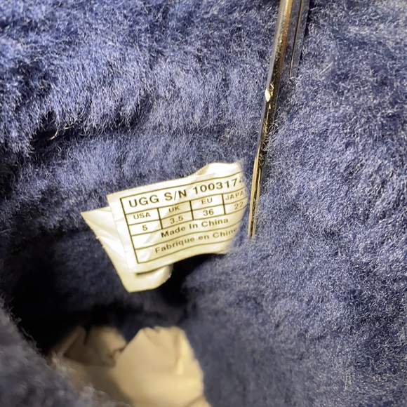 UGG Midnight Blue Josette Short Boots - Picture 7 of 8